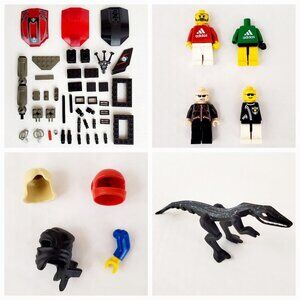 LEGO MiniFigure Lot + 4793 Alpha Team Mission Deep Sea Ogle Shark Sub Brick Part